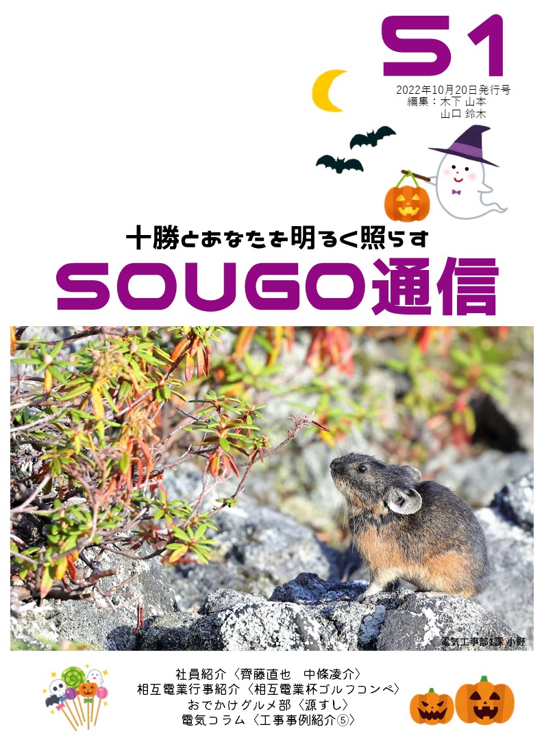 SOUGO通信第51号　発行しました！