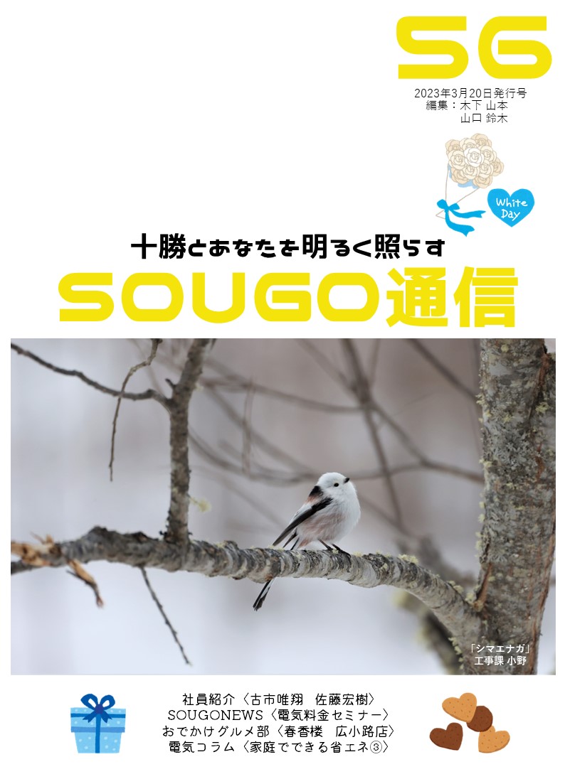 SOUGO通信第56号発行しました☆