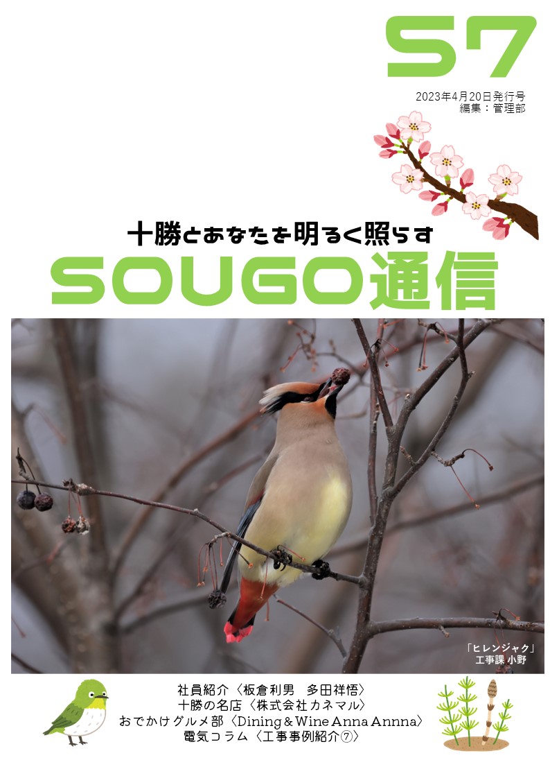 SOUGO通信第57号発行しました☆
