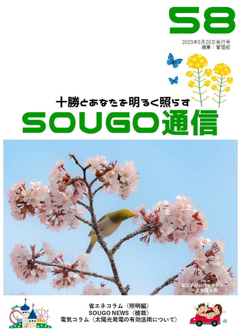 SOUGO通信第58号発行しました☆