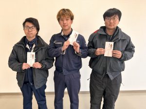 ２級電気工事施工管理技術検定に４名が合格しました！